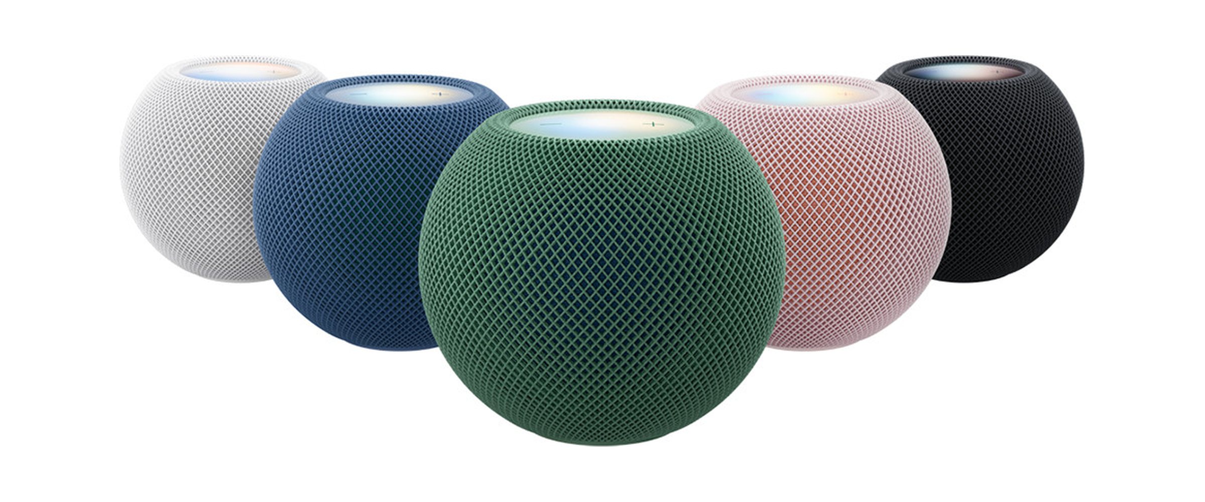 HomePod mini 2 in five colours